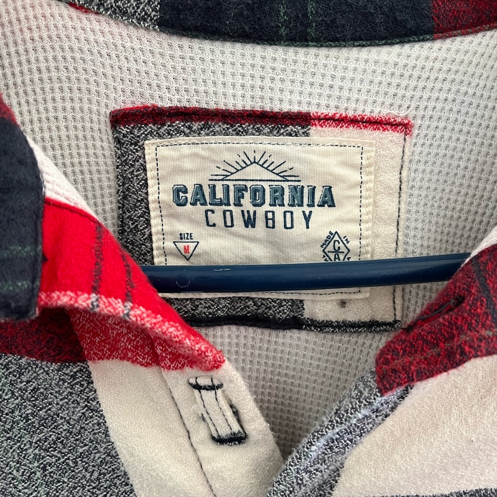CALIFORNIA COWBOY high sierra plaid shirt size M - Picture 5 of 8